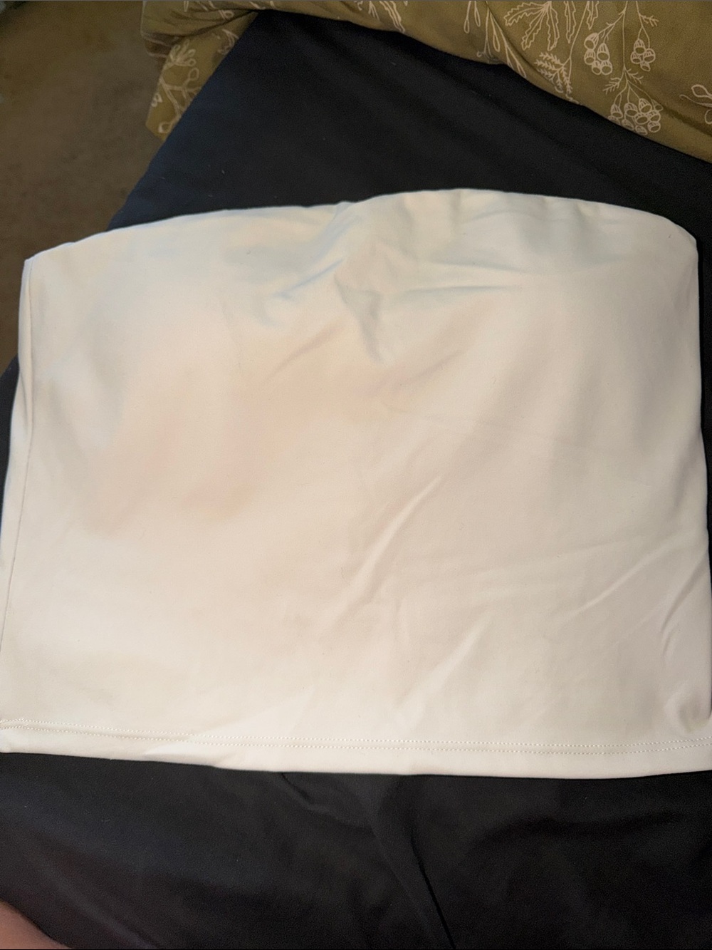 Women's White Strapless Tube Top